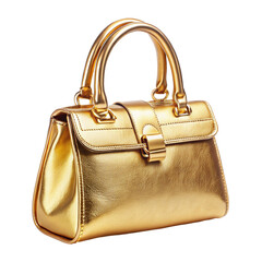 brown leather handbag