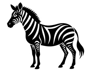 Zebra Vector Silhouettes & SVG Icons | Wild Animal & Safari Crafts & Digital Designs