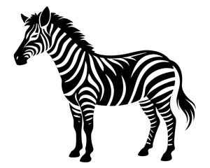 Zebra Vector Silhouettes & SVG Icons | Wild Animal & Safari Crafts & Digital Designs