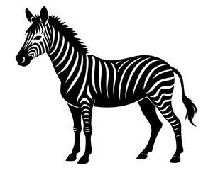 Zebra Vector Silhouettes & SVG Icons | Wild Animal & Safari Crafts & Digital Designs