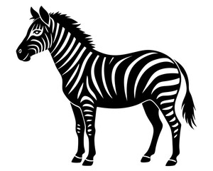 Zebra Vector Silhouettes & SVG Icons | Wild Animal & Safari Crafts & Digital Designs