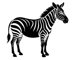 Zebra Vector Silhouettes & SVG Icons | Wild Animal & Safari Crafts & Digital Designs
