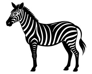 Zebra Vector Silhouettes & SVG Icons | Wild Animal & Safari Crafts & Digital Designs