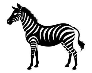 Zebra Vector Silhouettes & SVG Icons | Wild Animal & Safari Crafts & Digital Designs