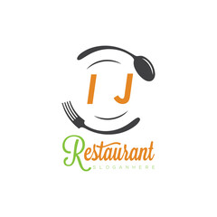 initial monogram logo With restaurant Culinary Circle shape Taste of Tradition logo design.
