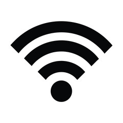 Wireless Network Signal Strength Indicator WiFi Hotspot Icon