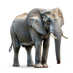 Fototapeta premium Majestic African elephant portrait