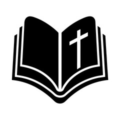 Bible Books Vector Silhouettes & SVG Icons