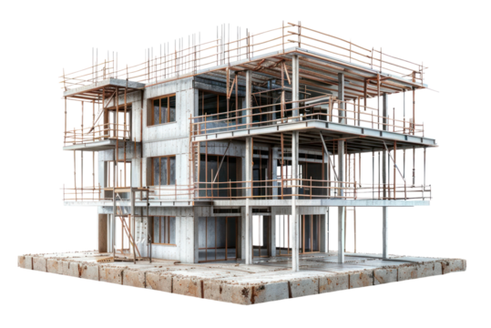 PNG Building construction scaffolding diagram city. - Powered by Adobe