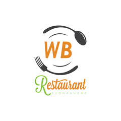 initial monogram logo With restaurant Culinary Circle shape Taste of Tradition logo design.

