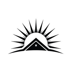 Obraz premium house in the mountains