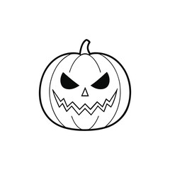 halloween pumpkin head