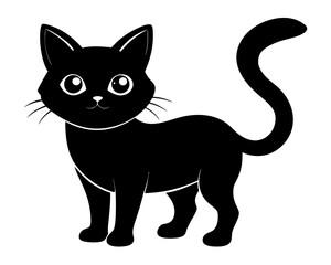 Kitten Vector Silhouettes & SVG Icon
