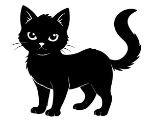 Kitten Vector Silhouettes & SVG Icon