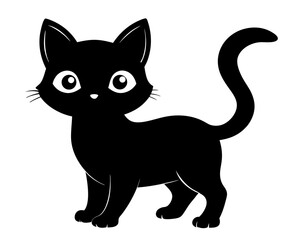 Kitten Vector Silhouettes & SVG Icon