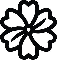 wallflower, waxflower, verbena, wisteria , flower logo