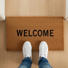 Welcome Mat Greeting