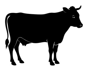 Cow Vector Silhouettes & SVG Icon