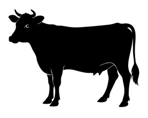 Cow Vector Silhouettes & SVG Icon