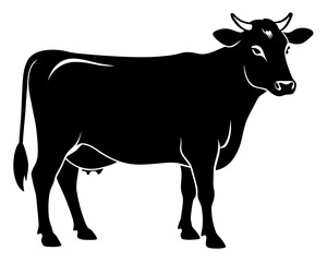 Cow Vector Silhouettes & SVG Icon
