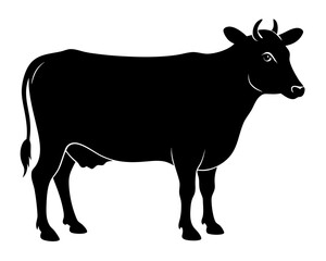 Cow Vector Silhouettes & SVG Icon