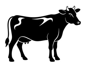 Cow Vector Silhouettes & SVG Icon