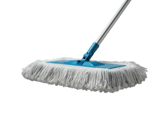 A floating mop head replacement, horizontally aligned, on a solid white background