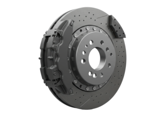 Isolated High-Performance Brake Disc and Caliper