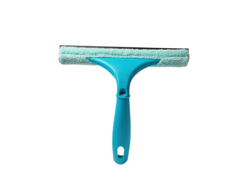 A floating squeegee window cleaner, horizontally aligned, on a solid white background