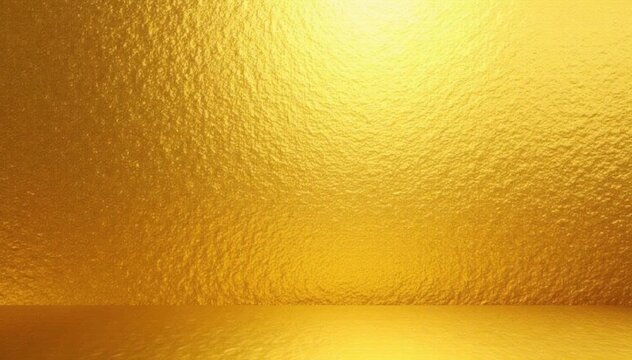 Luxurious gold textured backdrop with subtle gradient shadows , material, metallic, abstract