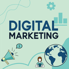 Flier for Restaurant and editable element Circle with black , yellow , green, white color.Modern home flier with polygon safe and blue color and dijital marketing agency flier with Circle safe, Leaves