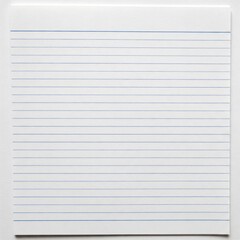 blank notebook sheet