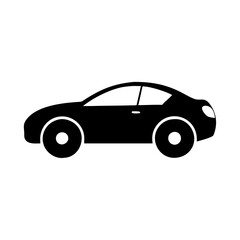 Fototapeta premium coupe icon, coupe silhouette vector illustration-simple silhouette illustration of coupe, perfect for coupe logos and icons