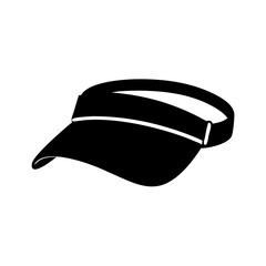 visors icon, visors silhouette vector illustration-simple silhouette illustration of visors, perfect for visors logos and icons