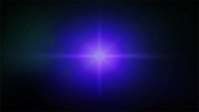 Abstract blue backdrop with a digital star burst design creates a sense of energy and motion in the dark space