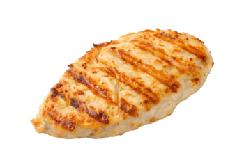 Single Piece of Seasoned Grilled Chicken Breast.