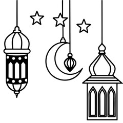 vector illustration of a cage