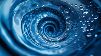 Mesmerizing Water Vortex Art