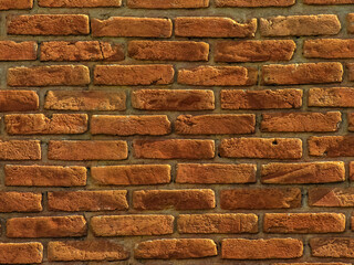Beautiful old grounge brick wall texture or background in Brazil