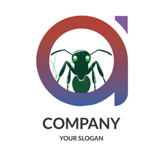 Ant Company logo design template
