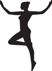 jumping man silhouette