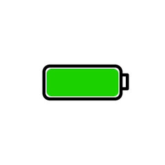 
illustration of a battery that is fully charged