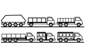 Loadhauler Elite Line Art Detailed Vehicle Engineering