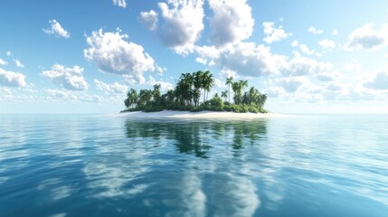 Peaceful Hidden Gem with White Beaches and Gently Lapping Waves