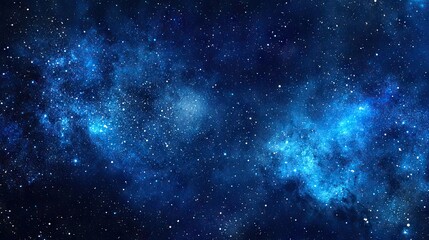 Glowing nebula with stars in space Cosmic view with bright clouds and beautiful background