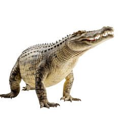 Obraz premium Male Crocodile Image on transparent background