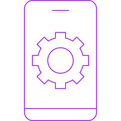 Device Settings single vector illustration icon