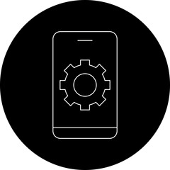 Device Settings single vector illustration icon