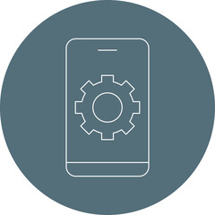 Device Settings single vector illustration icon