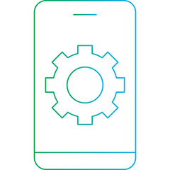 Device Settings single vector illustration icon